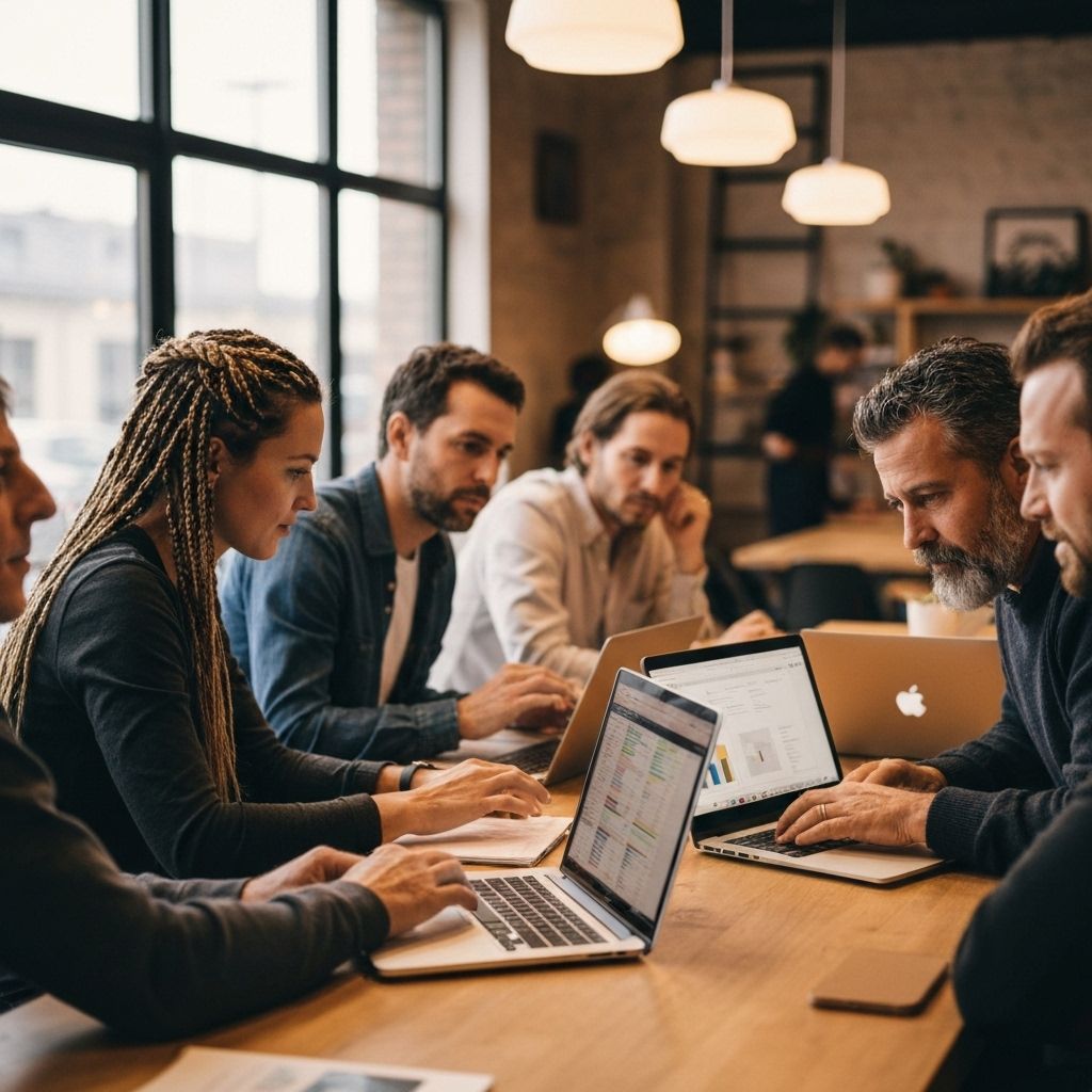 Founders collaborating